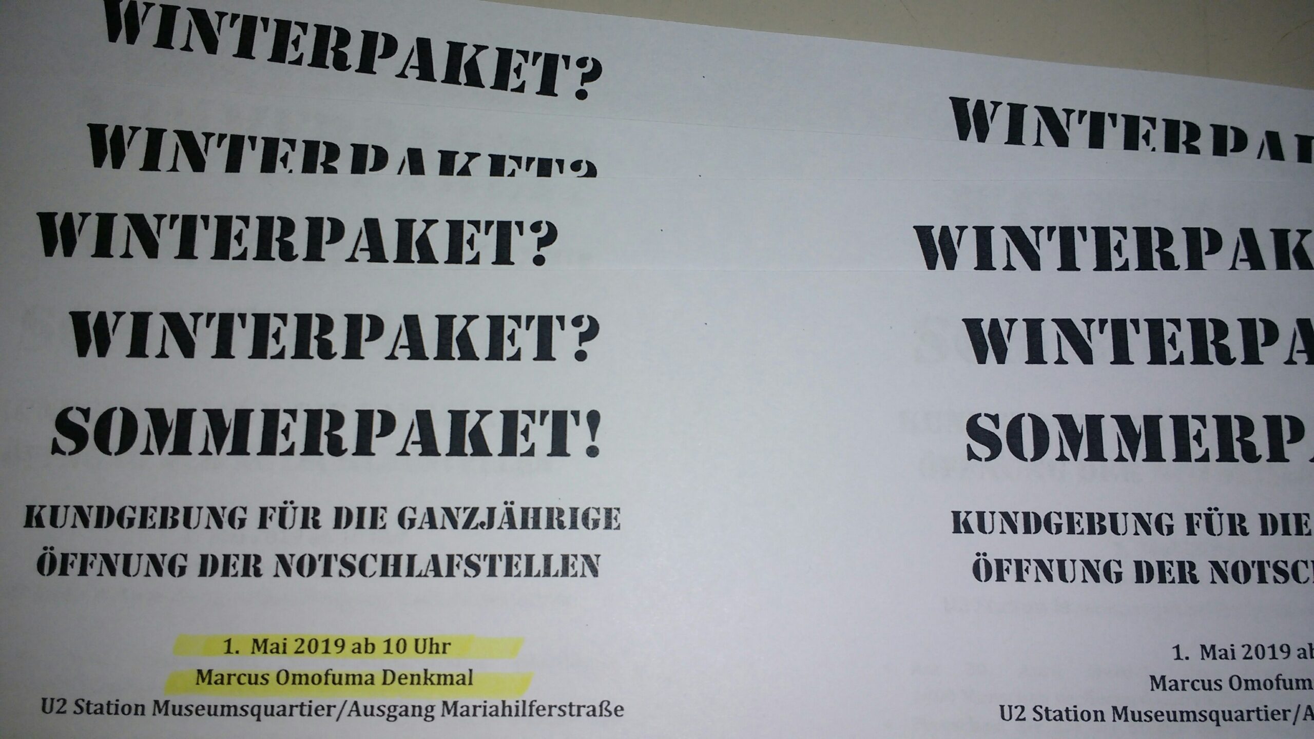 Alle auf die Straßen am 1. Mai!