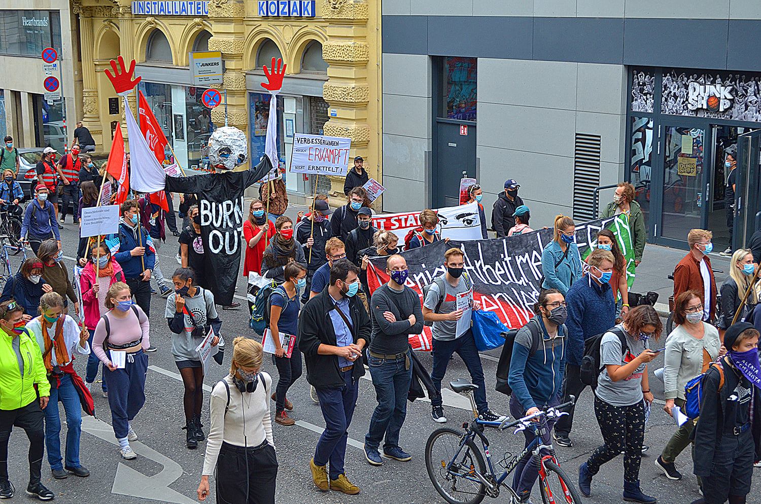 “Applaus ist nicht genug!” – Demobericht